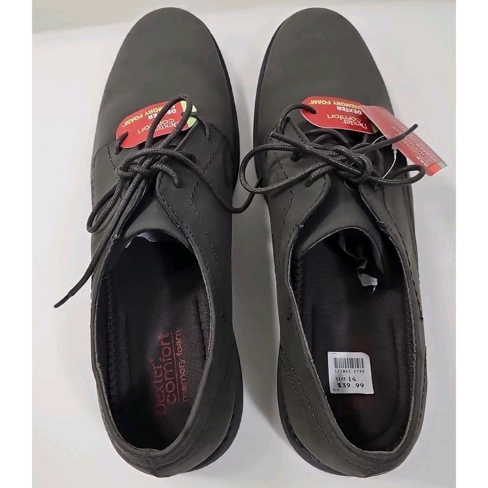 Dexter Comfort Memory Foam Shoes Mens Size 14 Grey Dextech Chad Business Oxford‎